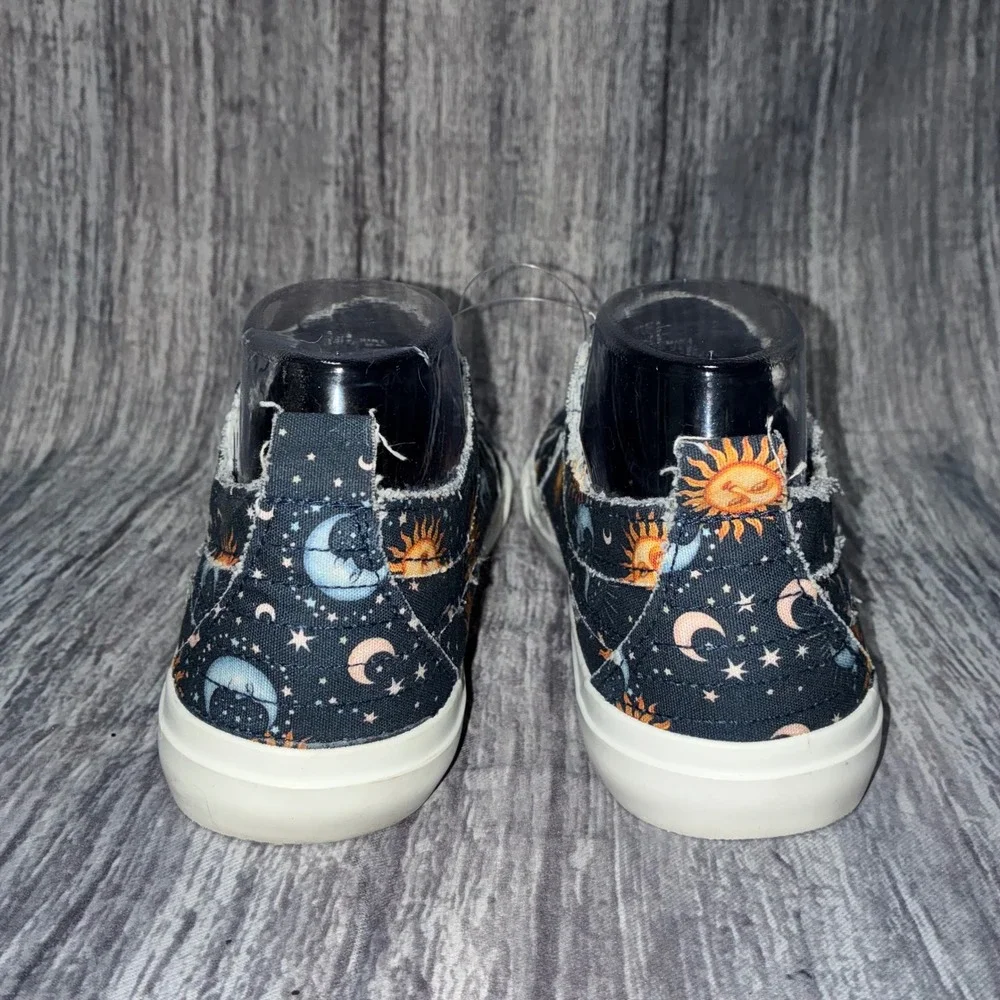 Corkys Women's Size 9 Babalu Slip On Celestial Raw Edge Laceless Sneaker‎ Casual
